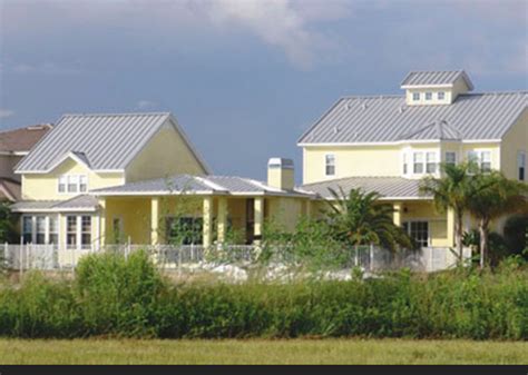 white metal roof yellow house|16 ft white metal roofing.